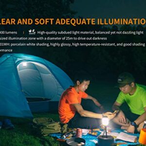 Fenix CL26R LED Rechargeable Camping Lantern (RED), White and Red Multi-Directional Lighting, with LumenTac Organizer