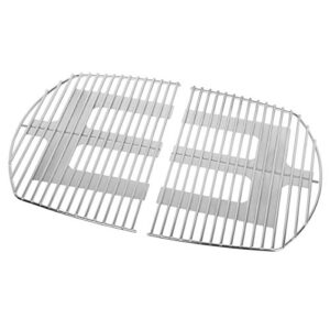 stanbroil solid rod stainless steel grill cooking grates for weber q300, q320, q3000, q3100, q3200 series gas grill, replacement parts for weber 7646