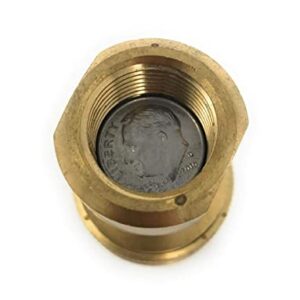 1/2" QDD LP Gas QUICK CONNECT/DISCONNECT CONNECTOR [8630] SOLID BRASS 1/2 PSIG Pressure 100 000 BTU Hour Capacity Input 1/2 Insert