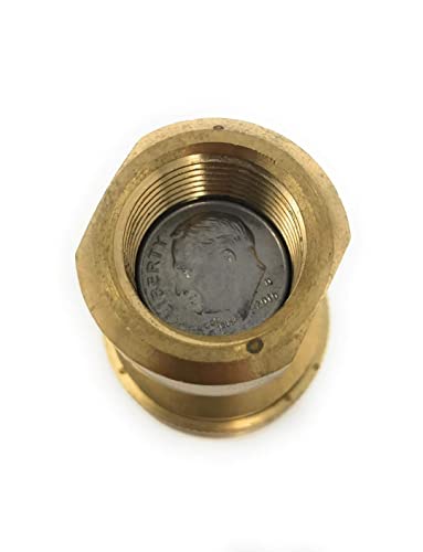 1/2" QDD LP Gas QUICK CONNECT/DISCONNECT CONNECTOR [8630] SOLID BRASS 1/2 PSIG Pressure 100 000 BTU Hour Capacity Input 1/2 Insert