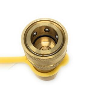 1/2" QDD LP Gas QUICK CONNECT/DISCONNECT CONNECTOR [8630] SOLID BRASS 1/2 PSIG Pressure 100 000 BTU Hour Capacity Input 1/2 Insert