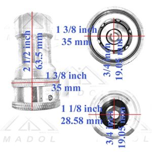 1/2" QDD LP Gas QUICK CONNECT/DISCONNECT CONNECTOR [8630] SOLID BRASS 1/2 PSIG Pressure 100 000 BTU Hour Capacity Input 1/2 Insert