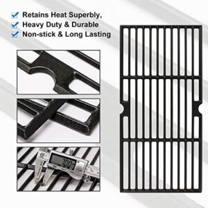 Utheer Grill Grates fit Oklahoma Joe's Longhorn Comb Charcoal/Gas Smoke 12201767,14201767, Oklahoma Joe's Longhorn 18202083,16202046,15202029, for Grill Or Smoker Sides, Heavy Duty Cast Iron, 2 Pcs