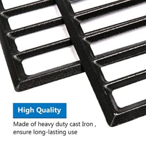 Utheer Grill Grates fit Oklahoma Joe's Longhorn Comb Charcoal/Gas Smoke 12201767,14201767, Oklahoma Joe's Longhorn 18202083,16202046,15202029, for Grill Or Smoker Sides, Heavy Duty Cast Iron, 2 Pcs