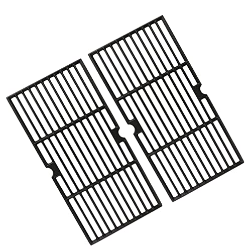 Utheer Grill Grates fit Oklahoma Joe's Longhorn Comb Charcoal/Gas Smoke 12201767,14201767, Oklahoma Joe's Longhorn 18202083,16202046,15202029, for Grill Or Smoker Sides, Heavy Duty Cast Iron, 2 Pcs