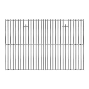 LOCVCDA 17" Cooking Grates for Home Depot Nexgrill 720-0830H, 720-0830D, 720-0783E, 720-0783C, 17 Inches Stainless Steel Cooking Grids Grill Replacement Parts for Nexgrill 720-0888 720-0888N