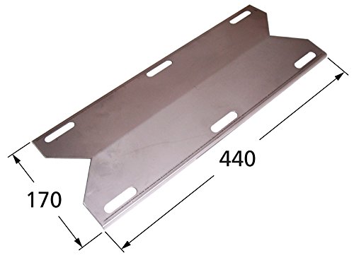 Stainless Steel Heat Plate for Charmglow, Nexgrill and Sterling Forge Grills