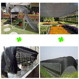 Sunblock Shade Cloth Knitted Mesh Tarp Black 10 16ft（34m） Breathable Encryption Net for Balcony Privacy Screen Fence