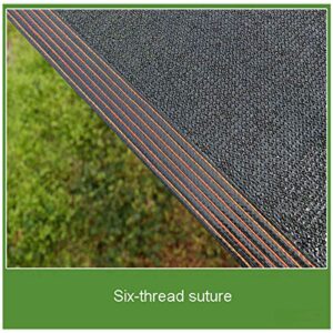 Sunblock Shade Cloth Knitted Mesh Tarp Black 10 16ft（34m） Breathable Encryption Net for Balcony Privacy Screen Fence