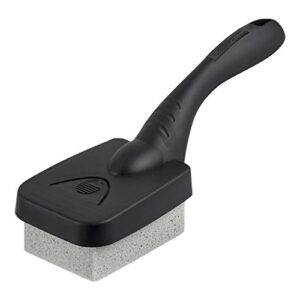 Better Grillin Scrubbin Stone Grill Cleaner Handle-Protect Hands & Nails When Scouring Grill with Three Scrubbin Stone