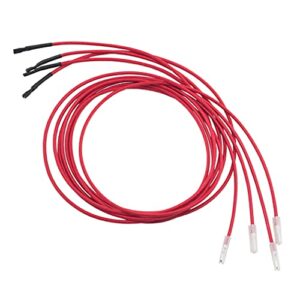 yiham ki502 universal igniter wire for gas grills by bbq grillware ggpl-2100, brinkmann, chargriller 3030, 5050 and others, 48" long, 4-pack