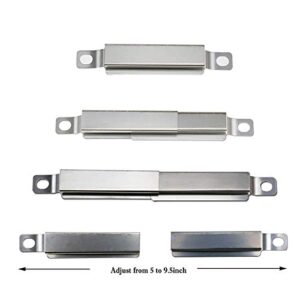 Adviace Grill Replacement Parts for Kenmore 146.34611410, 146.10016510, 146.16197210, 146.46372610, 146.23673310, 146.16198210 Gas Grills, Grill Burner Tube, Heat Plate Shield, Crossover Tube