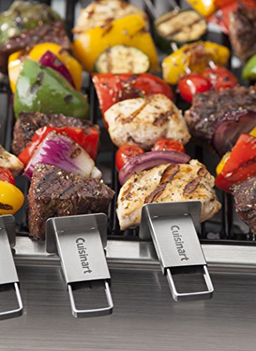 Cuisinart CSKS-048 Sliding Skewer Pack, Silver (Set of 4)