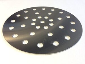 lavalock stainless fire grate for sm. big green egg firebox, small charcoal replacement 5.6" diameter