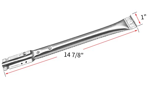 Dongftai SA401A (5-Pack) 16 3/16" Stainless Steel Burner for Brinkmann 810-1575-W 810-1750-S 810-1751-S 810-3551-0 810-3885-S 810-6345-0 810-7450-S 810-7490-F 810-8401-S 810-8403-F 810-8532-f