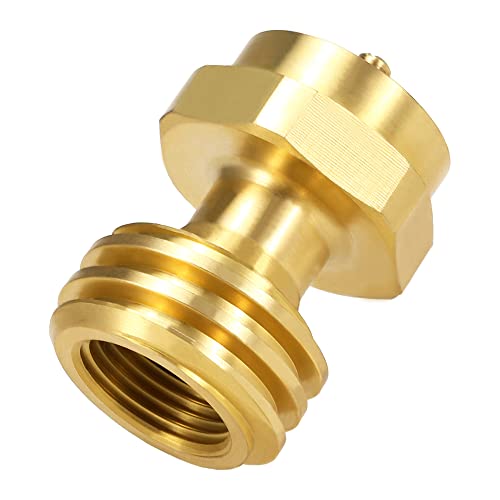 Hooshing 1lb Propane Adapter for Disposable Throwaway Cylinder, 1 lb to 20 lb Propane Tank Adapter for BBQ Grill Propane Tree