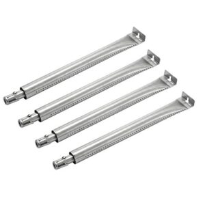 yiham kb861 tube burner replacement parts for broil king baron, broil-mate, grillpro and other gas grills, 15 13/16 inch x 1 1/4 inch, stainless steel, set of 4