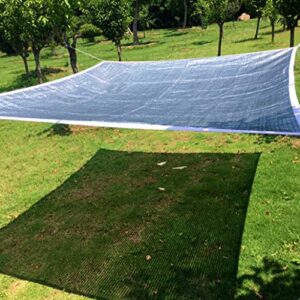 Shade Cloth Shade Net 85% Shadow Cloth, with Grommets, Reflective Aluminum Foil Shade Net, Suitable for Patio Lawn, Balcony Privacy Sunblock Screen Mesh