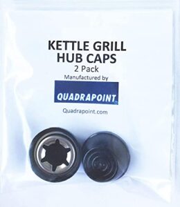 quadrapoint bbq grill hub caps for wheels compatible with most weber grills 987101 charcoal kettle retainer cover