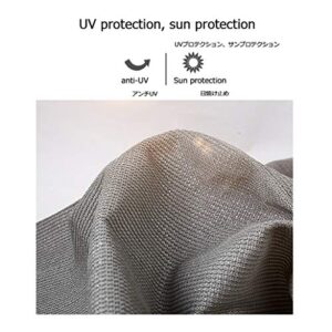 Shade Cloth Shade net Thickened Encrypted 90% Shade Cloth, Sunblock UV-Resistant, with Grommets, for Patio Lawn, Balcony Privacy Sunblock Screen Mesh