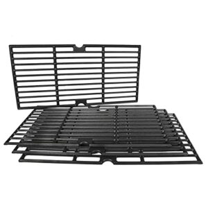 grisun grill grates for oklahoma joe's longhorn combo grill, heavy duty cast iron grill grids for oklahoma joe's 12201767,14201767,18202083,15202029,16202046, for grill and smoker sides, 4 pcs