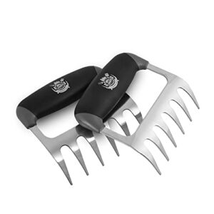 grillheads supply co - ultimate metal meat claws, heavy-duty grilling meat claws for barbeque and grill, made of heat resistant and easy to clean stainless steel, set of 2 shredders