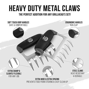 Grillheads Supply Co - Ultimate Metal Meat Claws, Heavy-Duty Grilling Meat Claws for Barbeque and Grill, Made of Heat Resistant and Easy to Clean Stainless Steel, Set of 2 Shredders