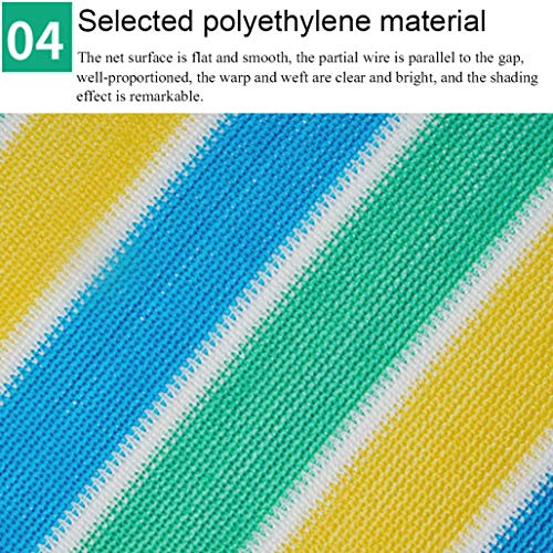 Shade Cloth Shade net Thickened Encrypted 90% Shade Cloth, Sunblock UV-Resistant, with Grommets, for Patio Lawn, Balcony Privacy Sunblock Screen Mesh