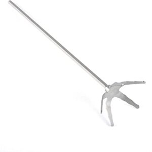 BBQ-PLUS Stainless Steel Pork Puller Used with Standard Hand Drill (4 Inch)