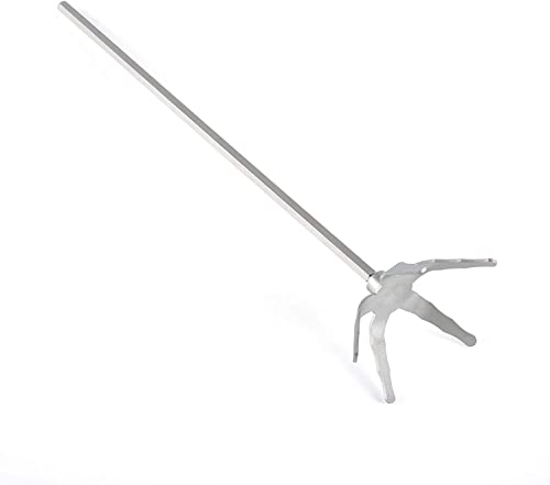 BBQ-PLUS Stainless Steel Pork Puller Used with Standard Hand Drill (4 Inch)