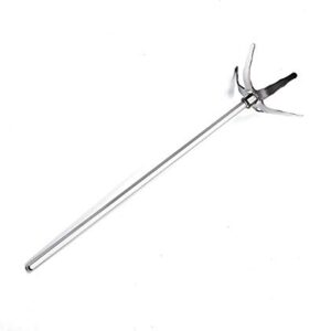 BBQ-PLUS Stainless Steel Pork Puller Used with Standard Hand Drill (4 Inch)