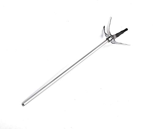 BBQ-PLUS Stainless Steel Pork Puller Used with Standard Hand Drill (4 Inch)