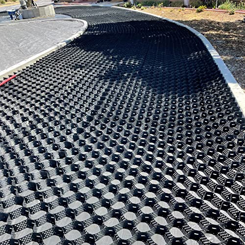 Performance Footing Geocell BaseCoreHD™ 3" Ground Grid Heavy Duty Stabilizer Kit | Gravel Grid for Sheds, Driveway, Slopes and Parking | 108 sq feet