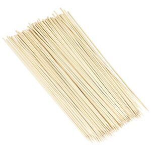 chef craft select bamboo barbecue skewers, 10 inch 100 piece set, natural
