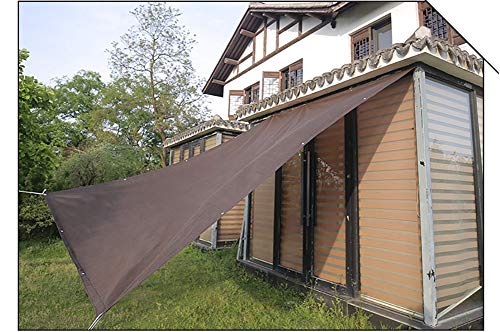 Privacy Fence Screen Cover for Balcony Porch Verandah Deck Patio Backyard, Windscreen Covering Fabric Railing Up to 90%-95% Blockage, Brown (Size : 3mX6m)