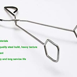 Stainless Steel Kitchen Tongs, Hiash 16 Inch Extra Long Scissor Tongs with Comfortable Handle for Barbecue Grilling