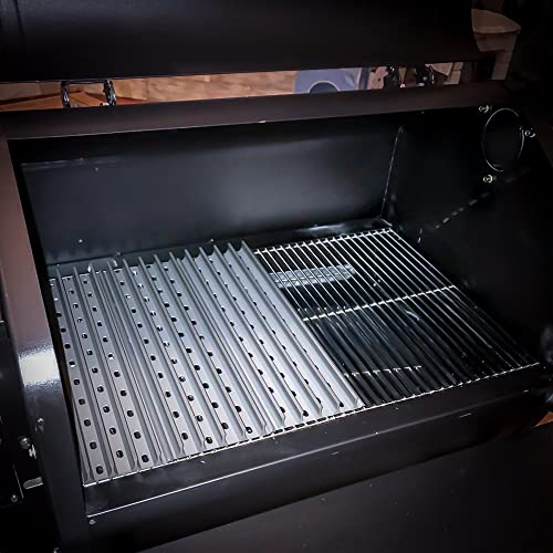 GrillGrate Sets of 16.25" Panels (Interlocking) GrillGrates + Short Tool (3) - Outdoor Grill Grates for the Traeger Ironwood 650 & 885, Green Mountain Peak & Ledge, Masterbuilt 800