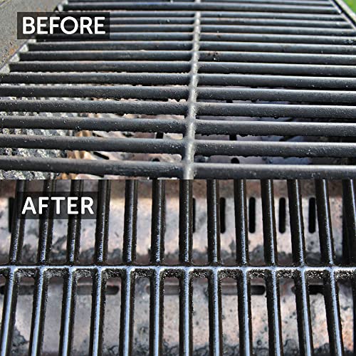 CARON & DOUCET - BBQ Grill Cleaner Oil | 100% Plant-Based & Vegan | Best for Cleaning Barbeque Grills & Grates | Use with Wooden Scrapers, Brushes, Accessories & Tools | Great Gift for Dad! (8oz)