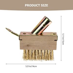 YARNOW Moss Removal Deck Crevice Tools Grout Brush Cleaner Wire Brush with Scrapers Decking Cleaner Remover for Cracks Paver Bricks Flagstone