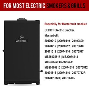 Electric Smoker Parts with Adjustable Thermostat Cord Controller,1500W Heating Element Replacement Part, For Masterbuilt-smoker-parts-heating-element, Fit for Masterbuilt Smokers & Turkey Fryers