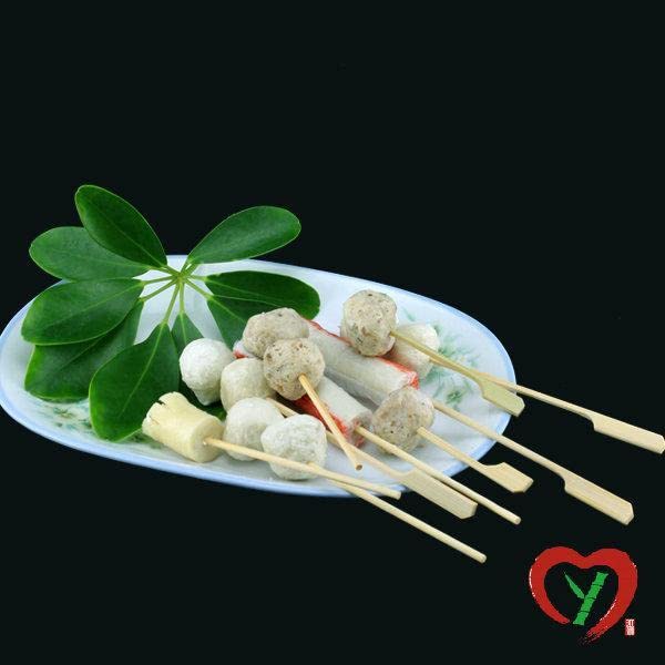 JapanBargain 1598, Kabob Skewers Cocktail Picks Bamboo Paddle Skewers for Yakitiori Appetizers Fruits Fondue BBQ Outdoor Grilling, 7 inch, 200pcs