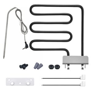 replacement part 9907120011 800 watt heating element kit & part 9907180088 meat probe for masterbuilt electric smokers