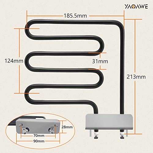 Replacement Part 9907120011 800 Watt Heating Element Kit & Part 9907180088 Meat Probe for Masterbuilt Electric Smokers