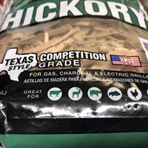B&B Hickory Wood Smoking Chips - 100% Natural, Competition Grade Bundle - Pack of 2