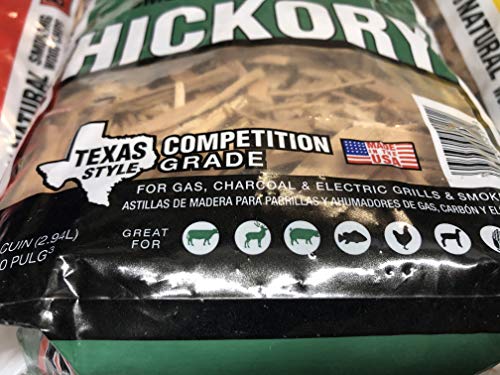 B&B Hickory Wood Smoking Chips - 100% Natural, Competition Grade Bundle - Pack of 2
