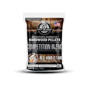 pit boss 20 lb competition blend hardwood pellets