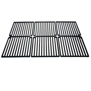 direct store parts dc110 polished porcelain coated cast iron cooking grid replacement for brinkmann, charmglow gas grill