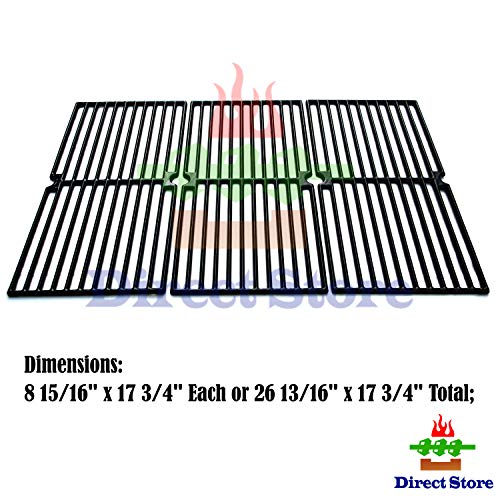 Direct Store Parts DC110 Polished Porcelain Coated Cast Iron Cooking Grid Replacement for Brinkmann, Charmglow Gas Grill