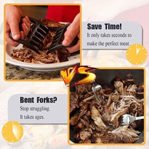 Rulunar Meat Claws for Pulled Pork Smoking Meat Shredder Bear Caws Grilling Accessories Gifts for Men(2pcs)