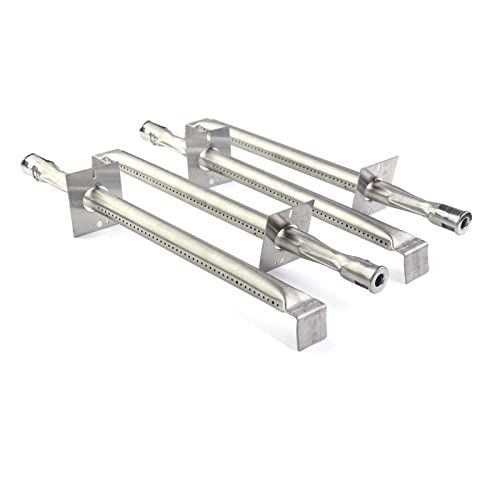 Derurizy 13001 Stainless Steel Vermont Castings Grill Burner, Pipe Burner Tube Replacement Parts for Jenn Air and Great Outdoors Gas Grill, Vermont Castings 50000835, 50003100, 50003133, 50000835, 17"